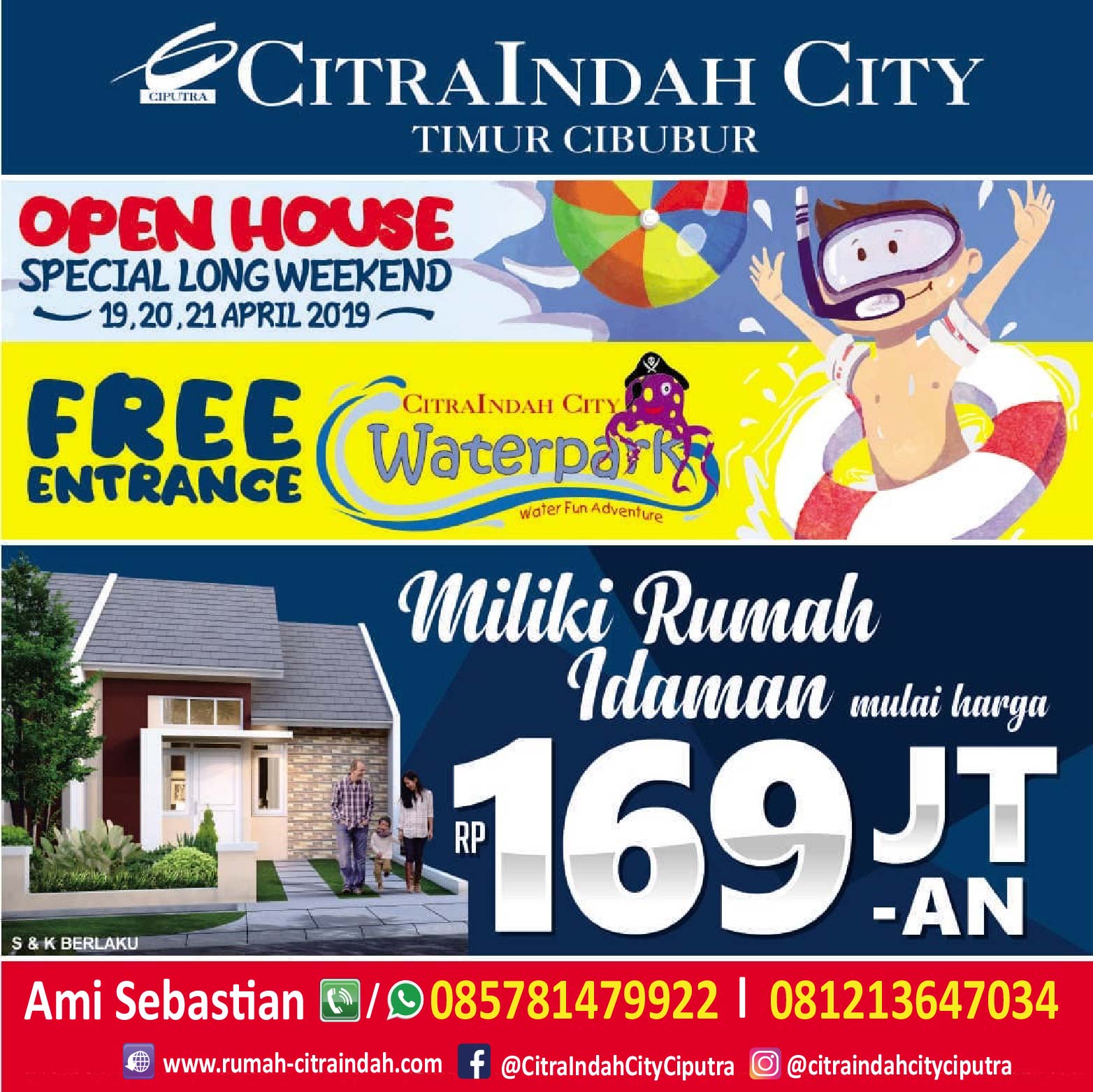 Open House Citra Indah City 1921 April 2019 Citra Indah