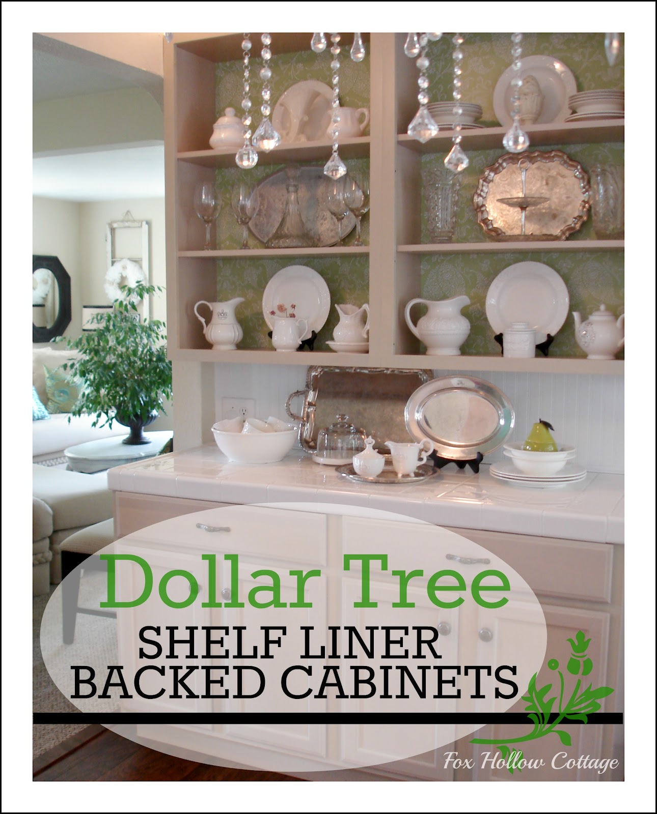 Adding a Decorative Touch To The Cabinets With Duck Brand's Shelf Liner -  Mommy's Fabulous Finds
