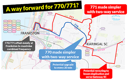 770 Bus Route Map Timetable Tuesday #62: Frankston's Loopy 770 And 771 / News / News /  Railpage