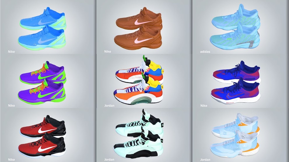 Sneakers Color Sharing Pack v3.5 by One Ride