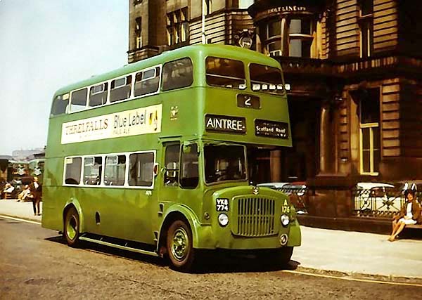 Liverpool Corporation  Transport  Bus Buses   Trams   Postcard file Mt1 