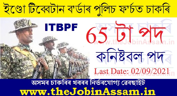 ITBP Sports Quota Recruitment 2021