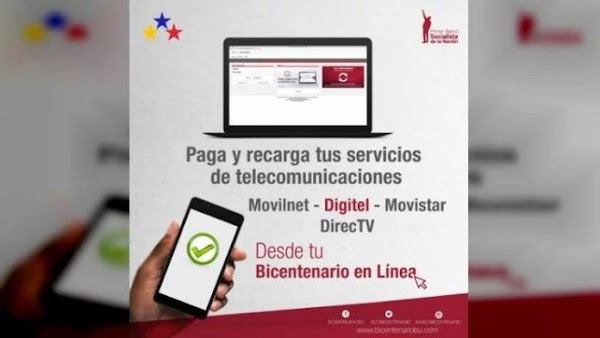 Entérese Banco Bicentenario del Pueblo aumenta límites para pago y recarga de servicios Entérese Banco Bicentenario del Pueblo aumenta límites para pago y recarga de servicios