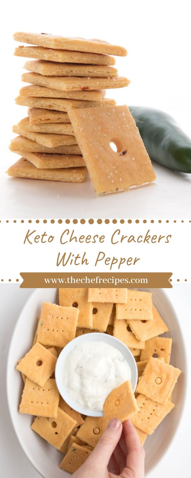 Keto Cheese Crackers With Pepper Keto Cheese Crackers With Pepper