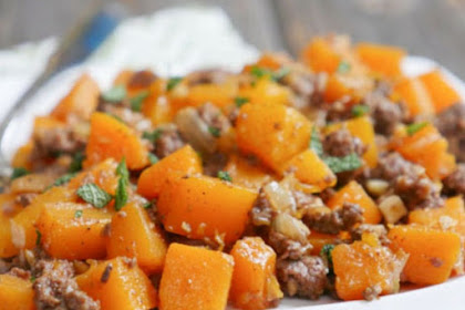 SPICY GROUND BEEF AND BUTTERNUT SQUASH