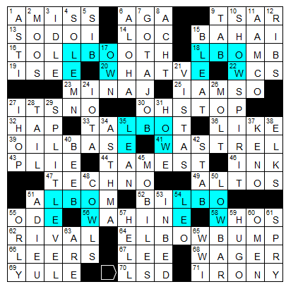 L A Times Crossword Corner Friday July 16 2021 Craig Stowe