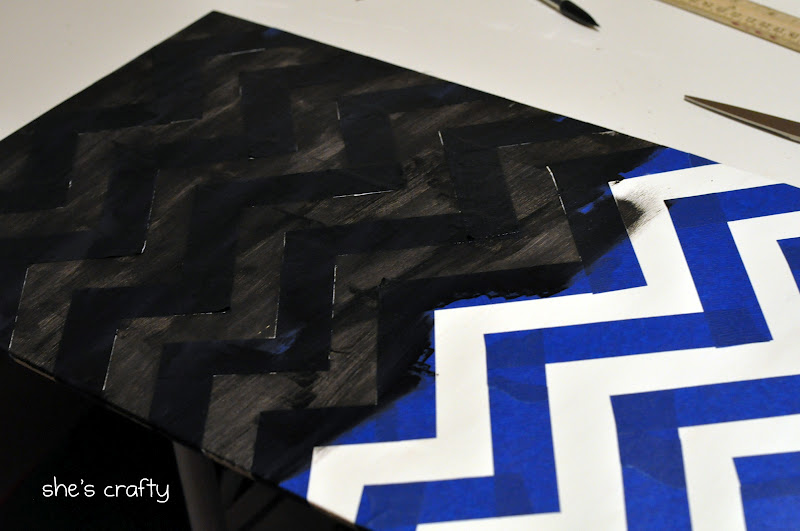 She's Crafty Chevron wall art