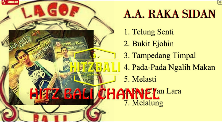 Download Lagu Bali A A Raka Sidan Mp3 Terbru Album