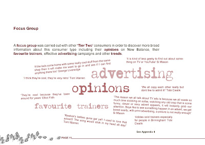 New Balance Research Blog: Focus Group SCRIPT