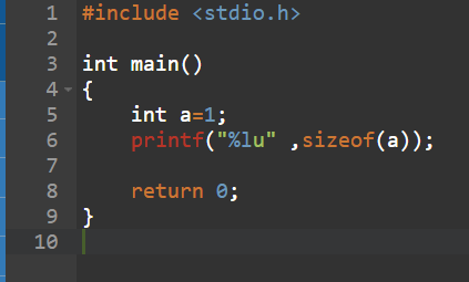unary operators - c language programing