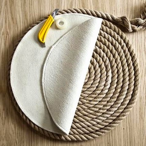 round rope rug diy