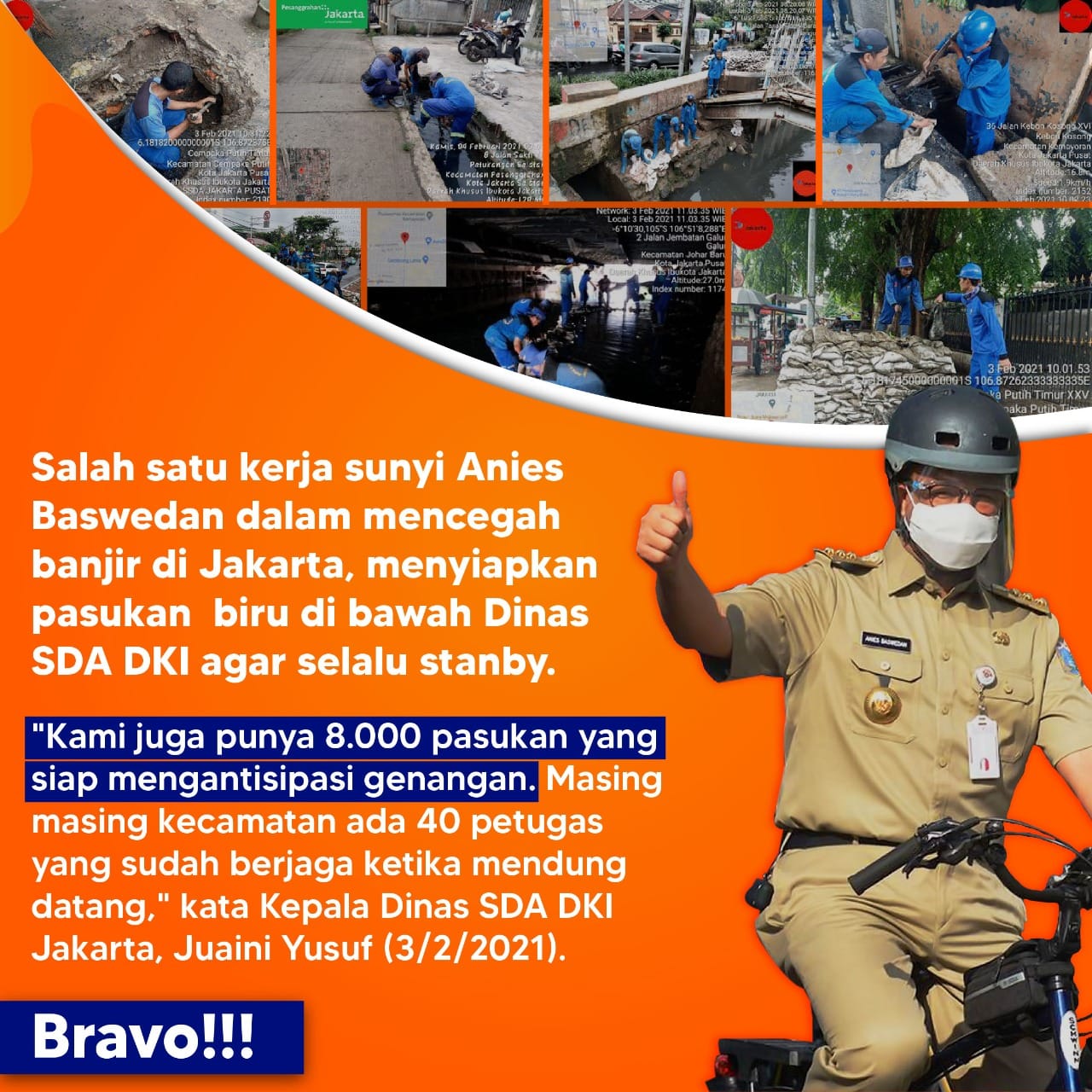 Tak Ada Banjir Di Jakarta Sejak Awal 2021, Ini Penjelasan Anak Buah