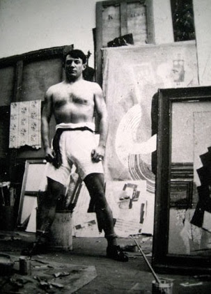 Painters [*/ ) Bateau Lavoir / Rue Schoelcher | Studios of Picasso in Paris 1900-16 8 Painters [*/ ) Bateau Lavoir / Rue Schoelcher | Studios of Picasso in Paris 1900-16 Pablo+Picasso+in+his+studio+in+the+Rue+Schoelcher,