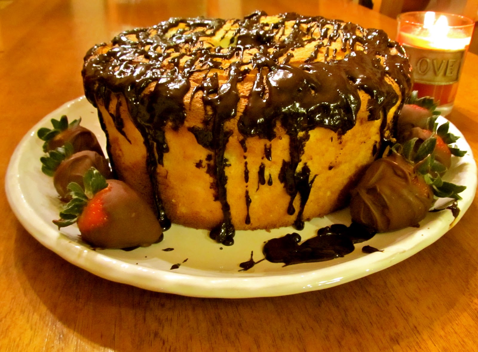 For the Love of Healthy Cooking Vanilla Bean Angel Food Cake with