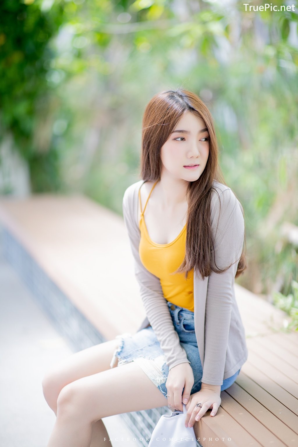 Image-Thailand-Cute-Model-Creammy-Chanama-Beautiful-Angel-In-Flower-Garden-TruePic.net- Picture-43
