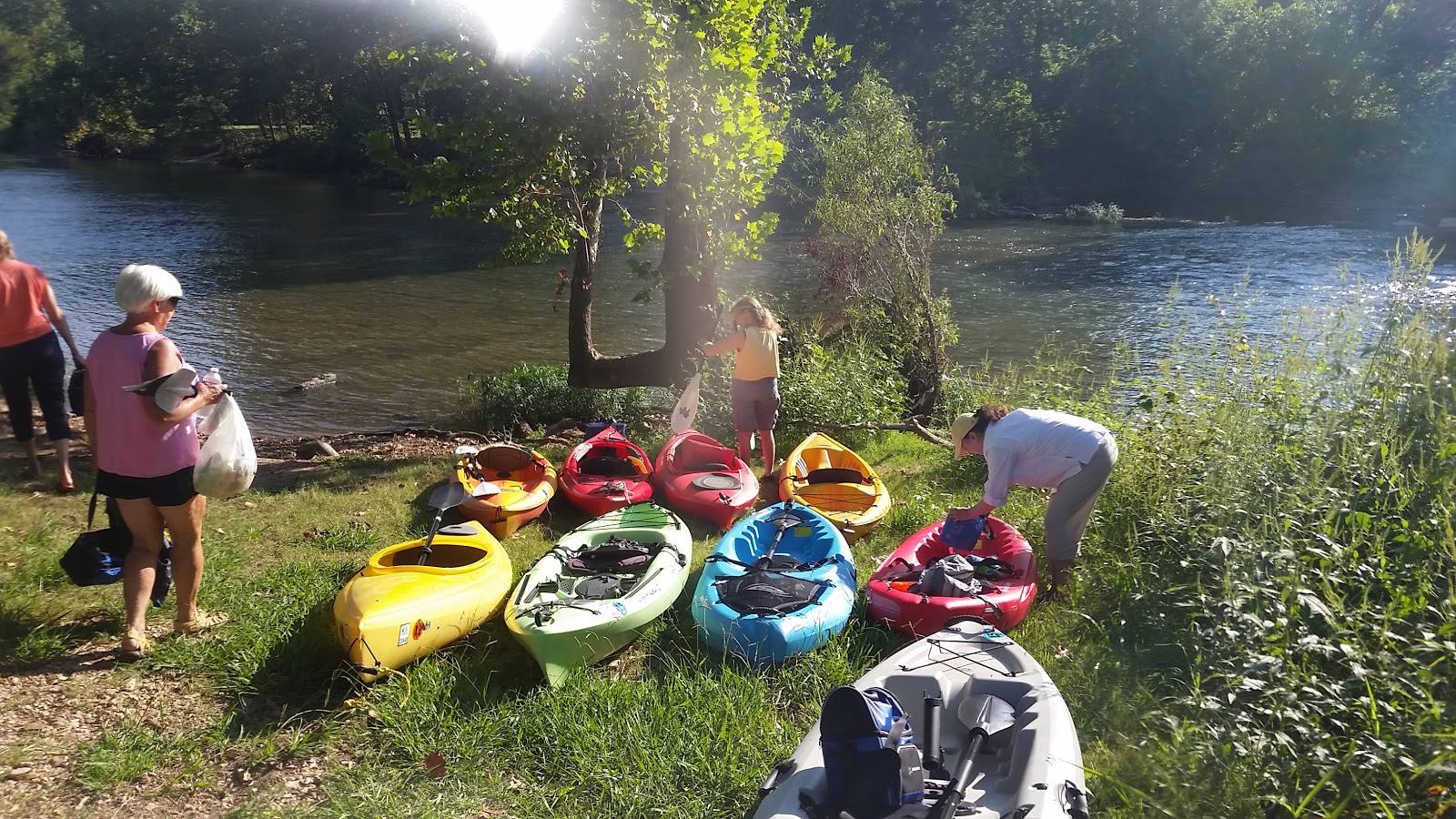 'New to Me': 15 kayakers on the Elk River, Noel Missouri