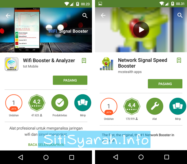 Aplikasi penguat sinyal wifi untuk Android