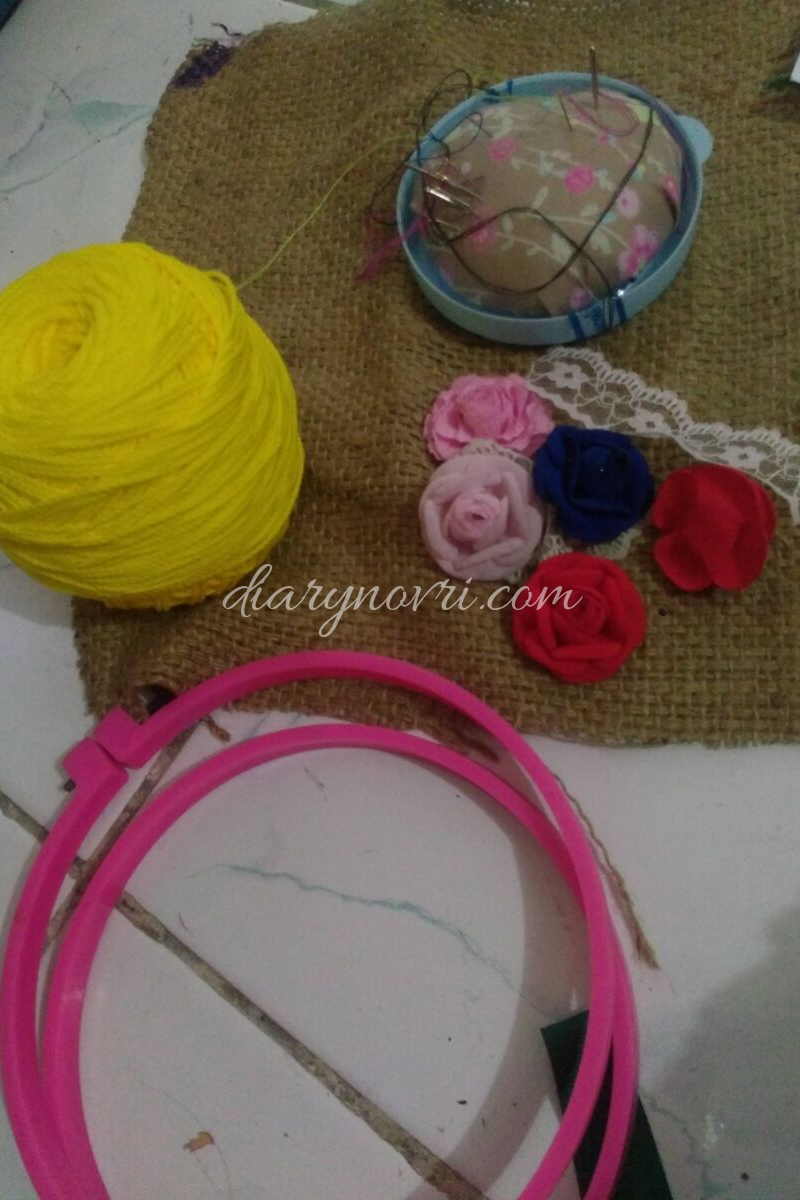 Cara Membuat Hoop Art Sederhana ( Bagi Pemula )