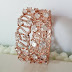 Rose gold bangles