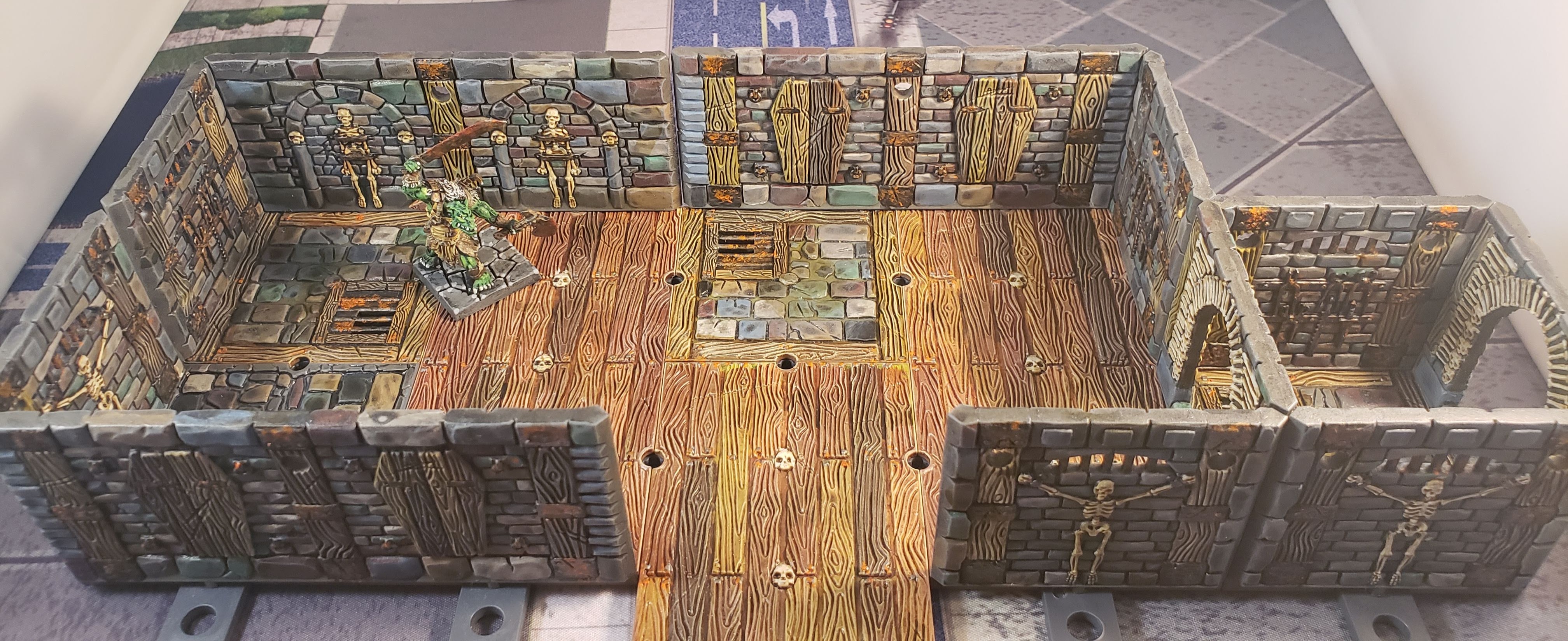 Mike's Wargaming Blog Painting Update Dungeon Tiles