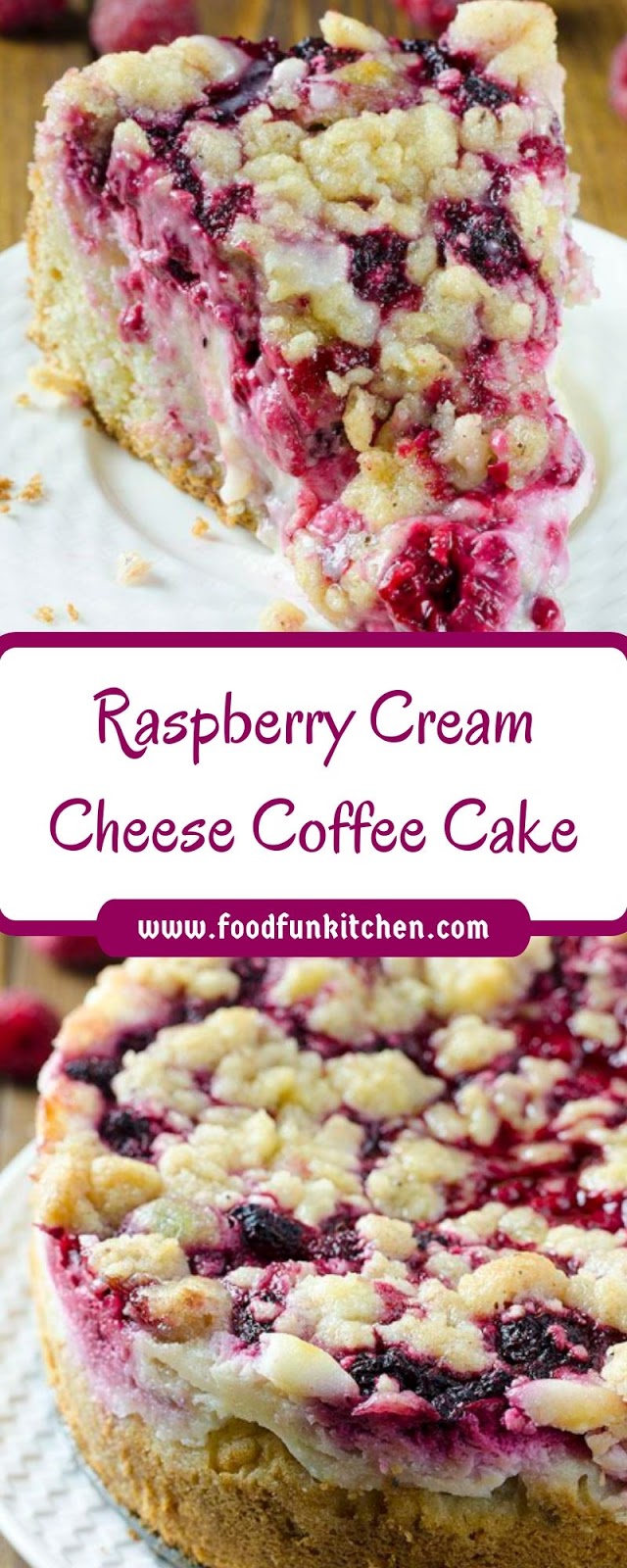 Raspberry Cream Cheese Coffee Cake