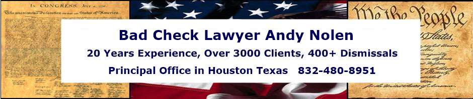Houston Hot Check Lawyers | Harris County Texas Theft Attorneys