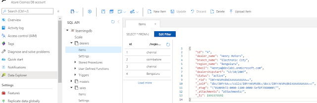 Sample Database for integration