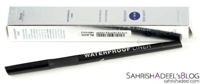 Waterproof Eyeliner in Black by Stageline Cosmetics - Review & Swatch