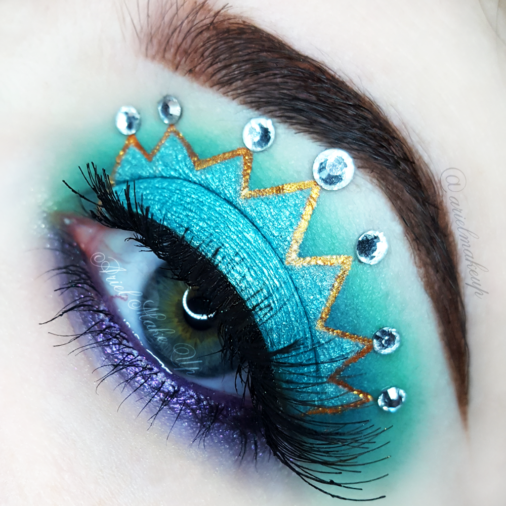 Ariel Make Up ~ Up & Beauty with a Princess Touch: ♕ The Mermaid Series ~ Mermaid Crown Princess Make Up ♕