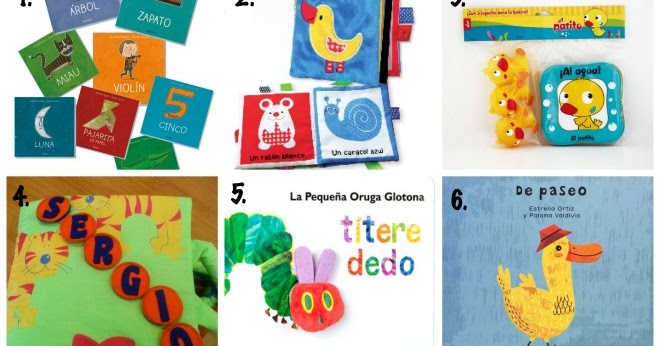 Libros para niños entre 0 y 2 años