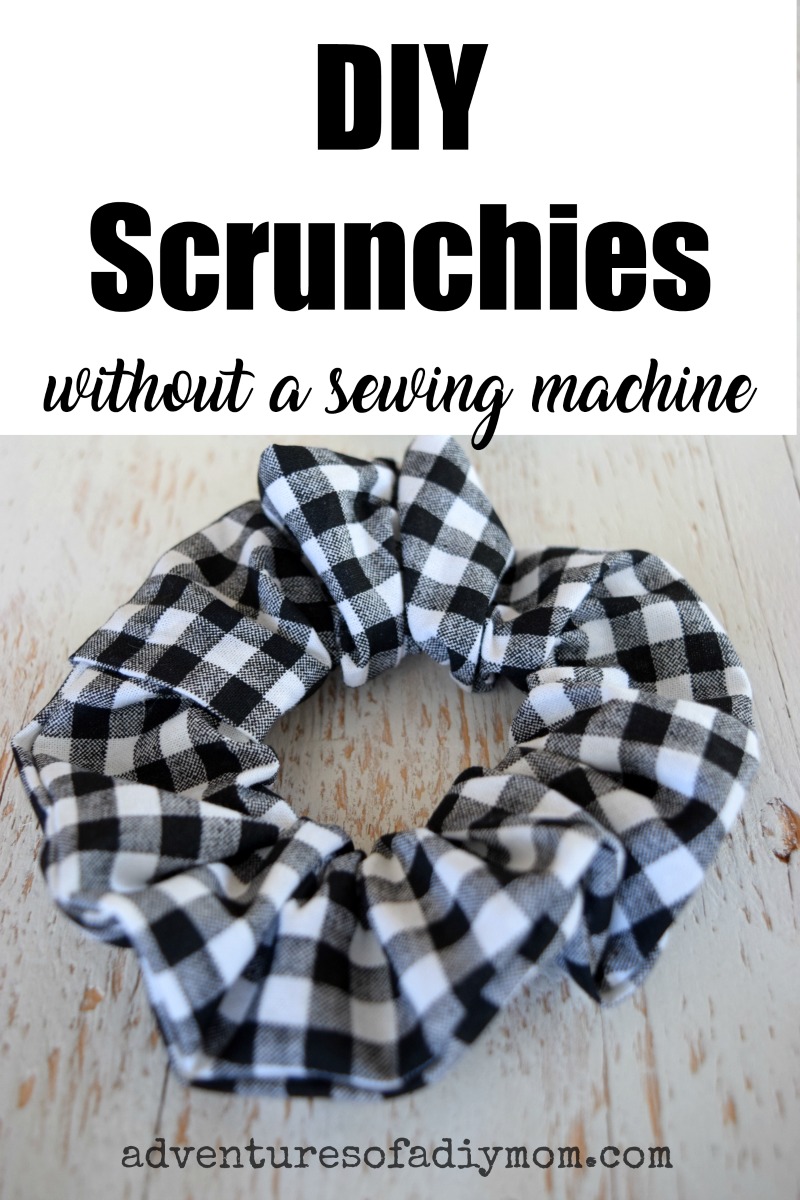 How To Make Scrunchies Without Sewing Adventures Of A Diy Mom