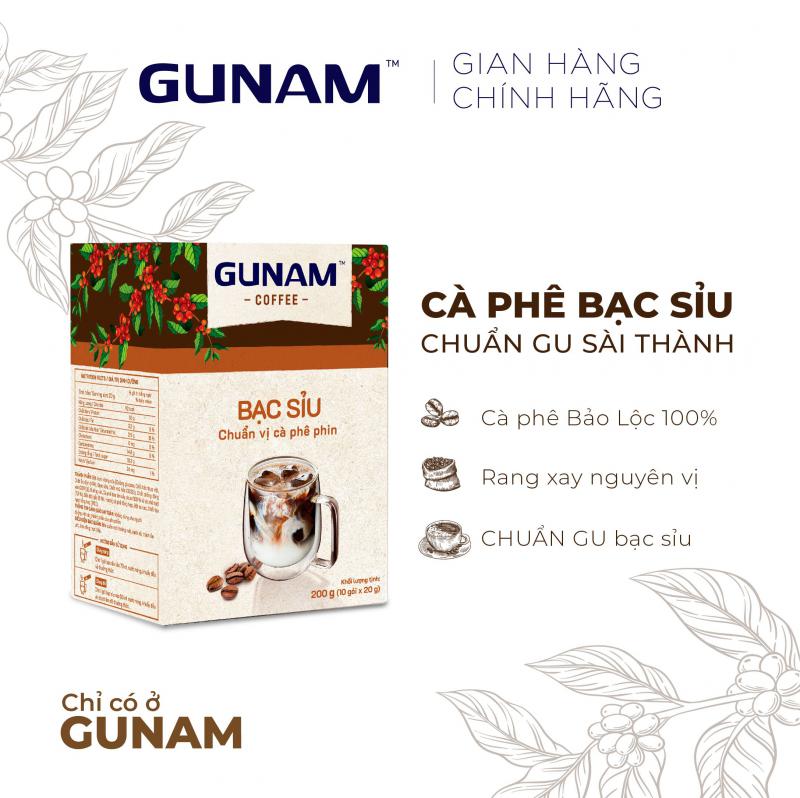 Combo Cặp Đôi Hoàn Hảo - Cà Phê Hòa Tan GUNAM Đen Đá + Cà Phê Hòa Tan GUNAM Bạc Sỉu