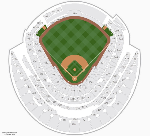 Awesome Kauffman Stadium Seating Chart With Rows Seating Chart