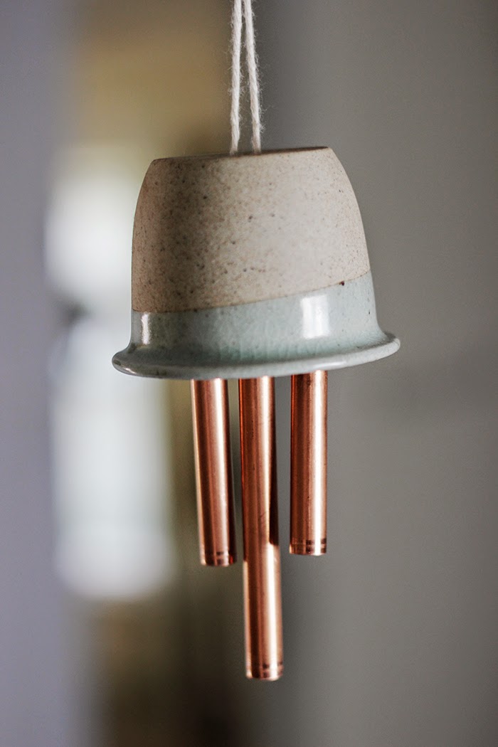 DIY Ceramic &amp; Copper Wind Chimes Poppytalk