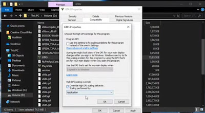 GTAV Application, DPI settings 