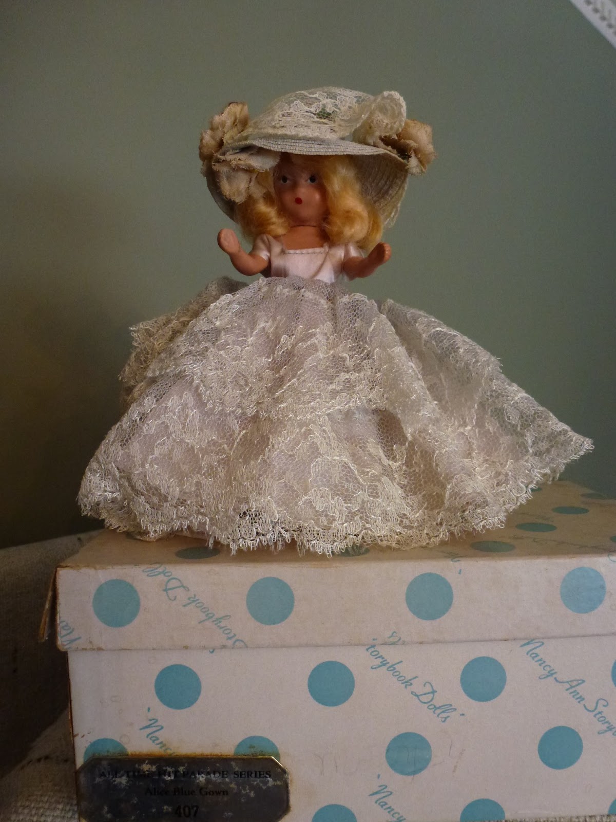 Nancy Ann Storybook Dolls All Time Hit Parade Series 407 "ALICE BLUE