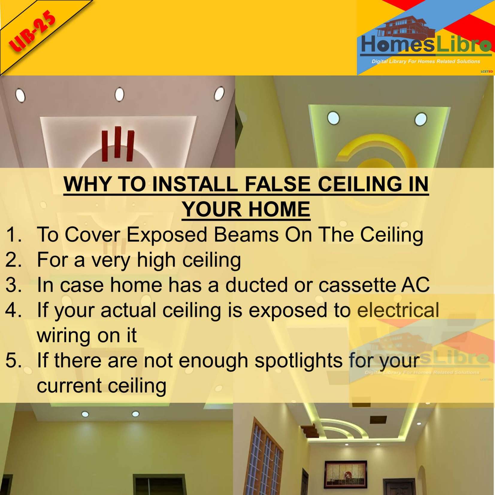 WHY SHOULD INSTALL FALSE CEILING IN YOUR HOME HOMESLIBRO Blogs on