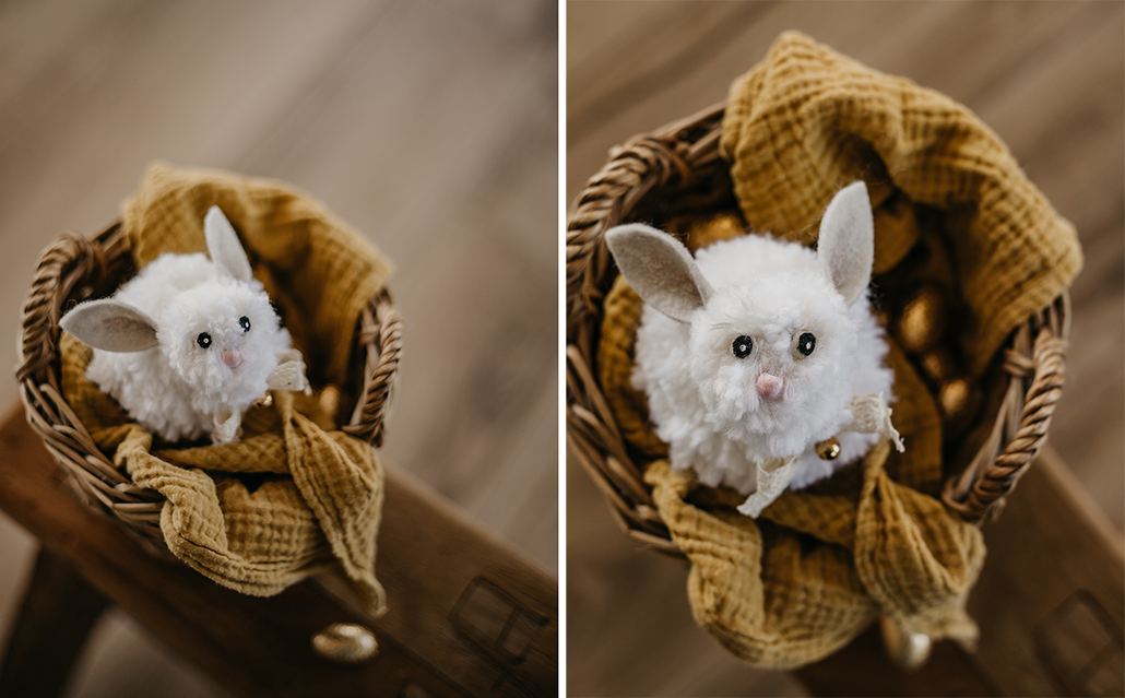 Pâques 2022 : fabriquez un adorable lapin en pompons !
