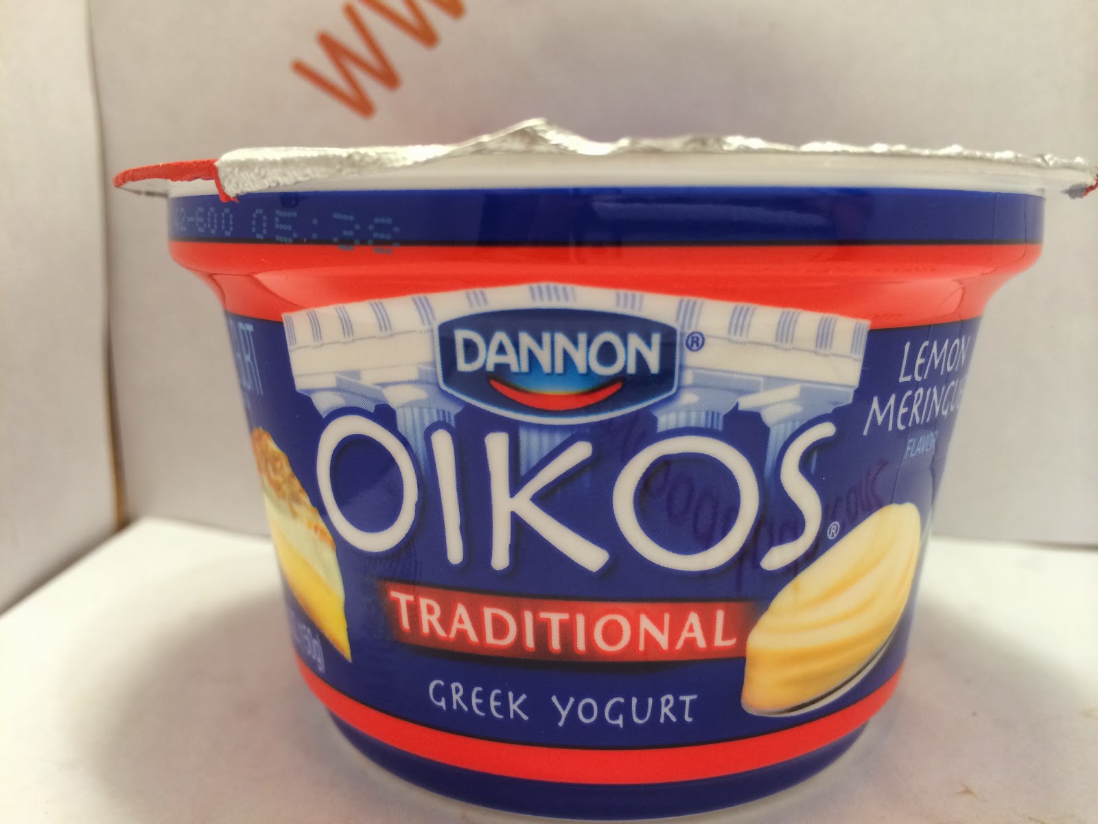 Crazy Food Dude Review Dannon Oikos Traditional Lemon Meringue Greek