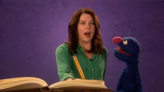 celebrity, Lauren Graham, Grover, the Word on the Street, author, Sesame Street Episode 4408 Mi Amiguita Rosita season 44