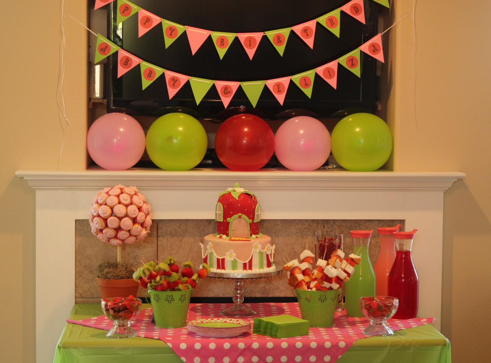 Patty Cakes Bakery Strawberry Shortcake Birthday Party