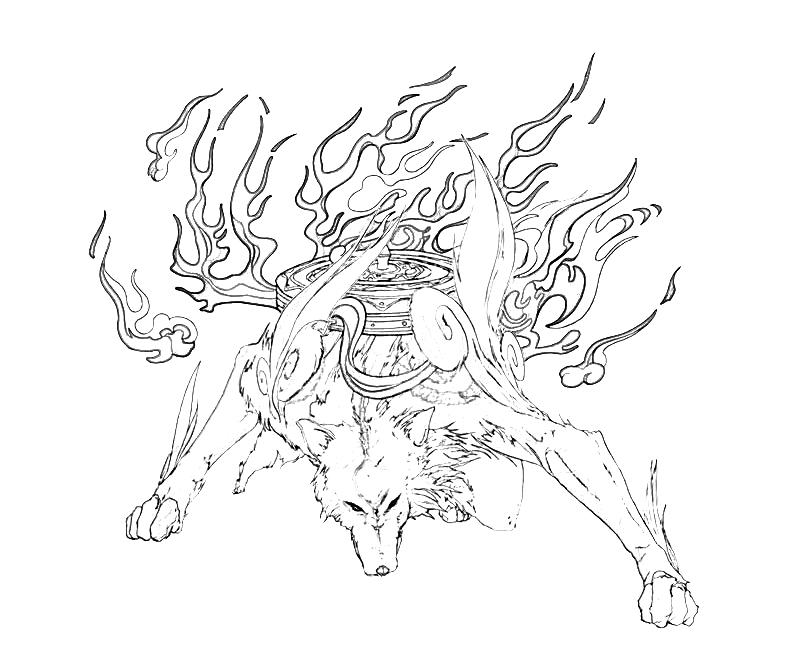 Okami Amaterasu Character | Mario