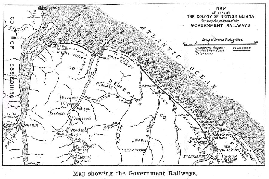 South America's First Railway The DemeraraBerbice Railway