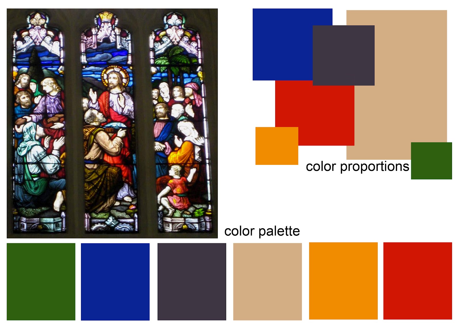 Cross Paths: Color Palette.