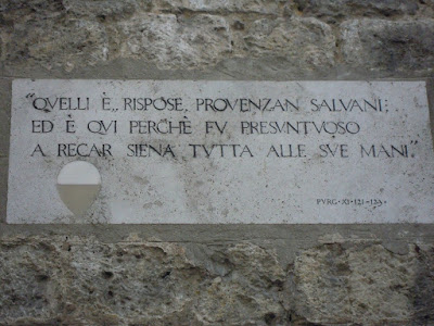 Siena e la Divina Commedia: Provenzano Salvani