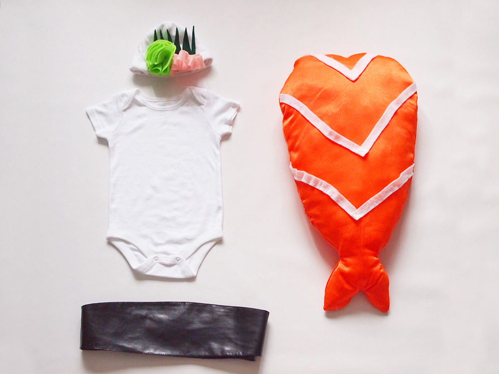 TheCostumeCafe DIY Sushi Costume Do It Yourself Halloween Costume Kit for Babies Kids Adults Easy Costume for Halloween Purim Costume Carnival Costume DIY