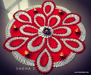 cartoon rangoli