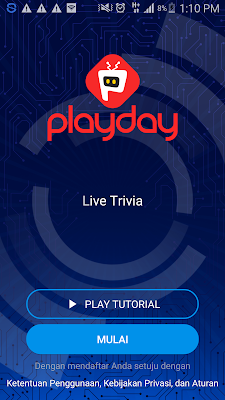 cara daftar diaplikasi playday android