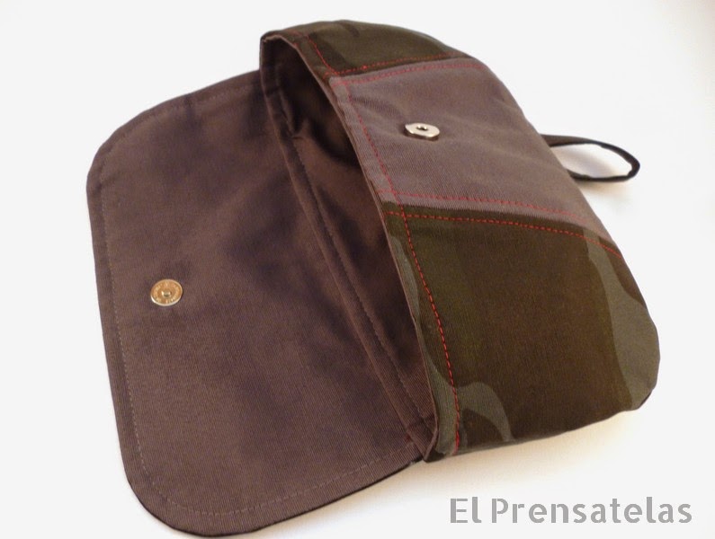 Cartera mano Gerbera solapa