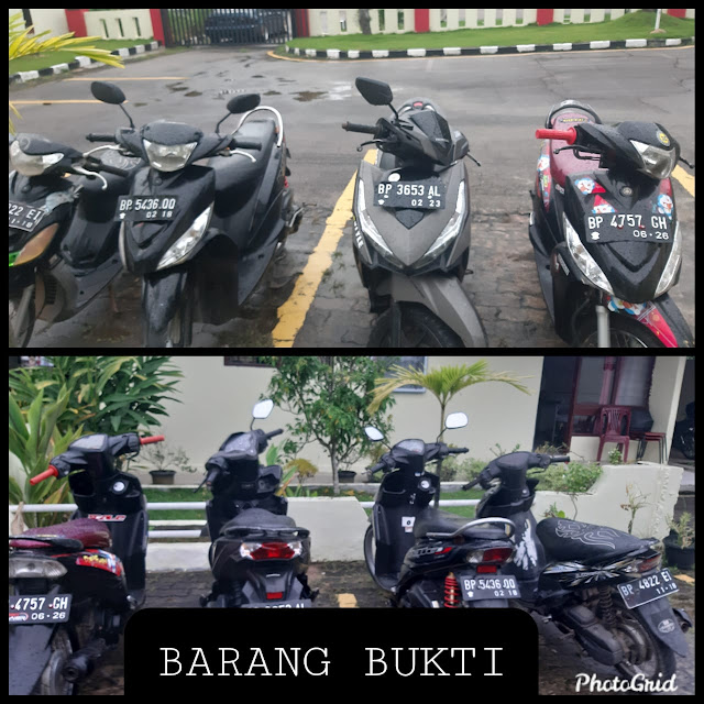 Pelaku Curanmor dan Empat Unit Sepeda Motor Yang Diduga Hasil Curian Diringkus Polsek Sekupang Pelaku Curanmor dan Empat Unit Sepeda Motor Yang Diduga Hasil Curian Diringkus Polsek Sekupang